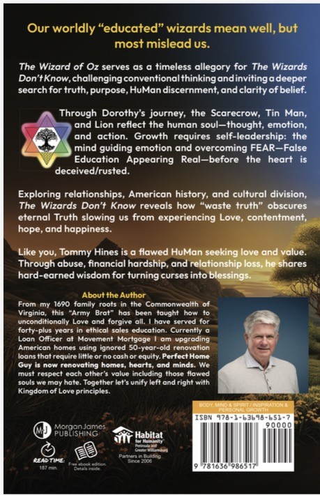 Back cover of The Wizards Don't Know